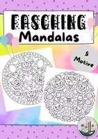 Vorschau - Mal- und Bastelvorlagen - Mandalas, Ausmalbilder: Fasching. Karneval. Fasnacht. Malvorlage. Kunst - Deckblatt