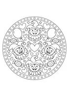 Vorschau - Mal- und Bastelvorlagen - Mandalas, Ausmalbilder: Fasching. Karneval. Fasnacht. Malvorlage. Kunst - Seite 2