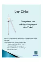 Vorschau - Arbeitsblätter - Ein Übungsheftchen zum Umgang mit dem Zirkel - Deckblatt