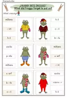 Vorschau - Spiele - Klammerkarten Englisch clothes zu Froggy gets dressed- J. London - Seite 3