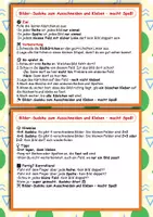 Vorschau - Arbeitsblätter - Sudoku mit Kreisen – Bild-Sudoku zum Malen, Ausschneiden & Einkleben - Seite 3