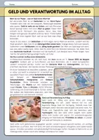 Vorschau - Arbeitsblätter - Geld und Verantwortung im Alltag - Der Umgang mit Geld - Seite 1