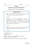 Vorschau - Arbeitsblätter - Klausur: Theodor Storm "Der Schimmelreiter" (mit EWH) - Seite 1