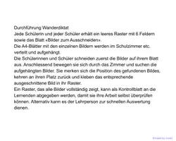 Vorschau - Arbeitsblätter - Wanderdiktat Markt Titelbild - Seite 2