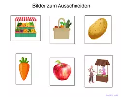 Vorschau - Arbeitsblätter - Wanderdiktat Markt Titelbild - Seite 3