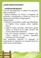 Vista previa - Unidades / Secuencias / Situaciones de Aprendizaje - Descubrimos FAUNIA y los ECOSISTEMAS - página 3