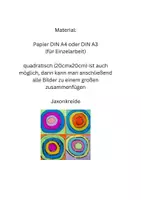 Vorschau - Arbeitsblätter - Wassily Kandinsky Kreise Kunstunterricht Klasse 1 bis 3 - Seite 1