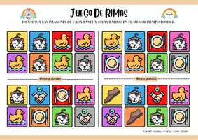 Vista previa - Juegos / Gamificación - Juego de Rimas (Conciencia Fonologica) - página 3