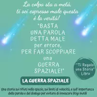 anteprima - Altro tipo di materiale - Una frase per riflettere "la guerra spaziale" - Pagina di copertina