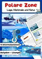 Vorschau - Arbeitsblätter - Polare Zone: Arktis, Antarktis & Eis - Deckblatt