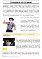 Vorschau - Arbeitsblätter - Körpersprache im Schauspiel: Ausdruck, Bewegung & Mimik - Seite 1