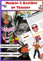 Vorschau - Arbeitsblätter - Theater & Schauspiel Materialpaket für Deutsch, Darstellendes Spiel & Kunst - Seite 1