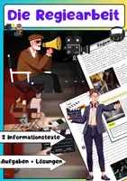 Vorschau - Arbeitsblätter - Die Regiearbeit: Aufgaben, Inszenierung, Probenarbeit - Deckblatt