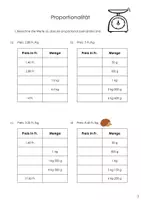 Vorschau - Arbeitsblätter - Proportionalität mit Dezimalzahlen Klasse 6 – Arbeitsblätter mit Lösungen | Mathematik 6. Klasse - Seite 3