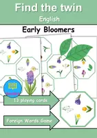 Vorschau - Spiele - Find the twin: Frühblüher / Early Bloomer - Englisch Spiel Game - Deckblatt