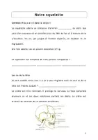 Aperçu - Feuilles d'exercices - Dossier corps humain - squelette - avec corrigé - Page 3