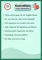 Vorschau - Arbeitsblätter - Argumentation – Schreibplan, Kontrollliste & „Argumentations-Sushi“ (BBB) - Seite 2