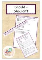 Vorschau - Arbeitsblätter - Should-Shouldnt: Explanation, Exercises + Solution - Deckblatt