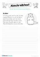 Vorschau - Arbeitsblätter - 10 Abschreibtexte zum Frühling - Seite 1