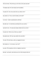 Vorschau - Arbeitsblätter - Reported Speech - sentences, questions, all tenses - Seite 1