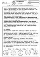 Vorschau - Arbeitsblätter - Lesen, erster Sachtext 2.Klasse, 3.Klasse Winter, Schnee. Lesetraining - Seite 1