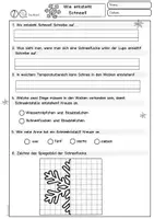 Vorschau - Arbeitsblätter - Lesen, erster Sachtext 2.Klasse, 3.Klasse Winter, Schnee. Lesetraining - Seite 2