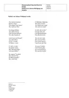 Vorschau - Klassenarbeiten - Mailied Klassenarbeit von Johann Wolfgang von Goethe - Seite 2