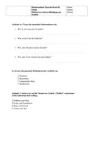 Vorschau - Klassenarbeiten - Mailied Klassenarbeit von Johann Wolfgang von Goethe - Seite 3