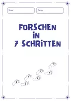 Vorschau - Arbeitsblätter - Forschen in 7 Schritten (IIM Methode) / Forscherheft - Deckblatt
