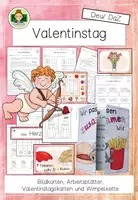 Vorschau - Arbeitsblätter - Der Valentinstag (Deu/ DaZ) - Deckblatt