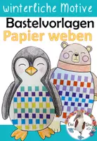 Vorschau - Stationenlernen - Winter Kunst - mit Papier weben- winterliche Motive - Deckblatt