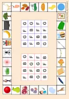Vorschau - Spiele - Anlaut Bingo zu den Buchstaben B,G,F - Seite 3