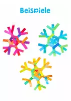 Vorschau - Arbeitsblätter - Winter Kunst Klasse 2 – Schneeflocken basteln - Kunst Winter Klasse 2 - Seite 2