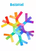 Vorschau - Arbeitsblätter - Winter Kunst Klasse 2 – Schneeflocken basteln - Kunst Winter Klasse 2 - Seite 3