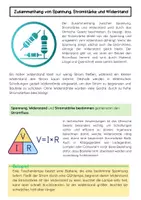 Vorschau - Arbeitsblätter - Spannung, Stromstärke, Widerstand & Ohmsches Gesetz - Seite 2