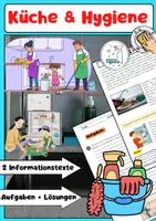 Vorschau - Arbeitsblätter - Küchenhygiene & Lebensmittelhygiene Unterrichtsmaterial - Deckblatt