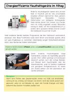 Vorschau - Arbeitsblätter - Haushaltsgeräte :Energieeffizienz, Sicherheit & Strom sparen - Seite 2