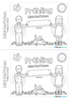 Vorschau - Arbeitsblätter - Mini-Heftchen: Frühling (2. Klasse) - Seite 1