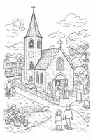 Vorschau - Stundenentwürfe - Religion Einheit Klasse 3/4 Die Kirche - Deckblatt