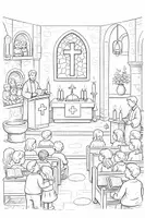 Vorschau - Stundenentwürfe - Religion Einheit Klasse 3/4 Die Kirche - Deckblatt