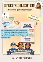 Vorschau - Poster - Streitschlichten und Konflikte lösen leicht gemacht - Deckblatt