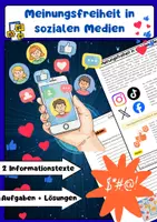 Vorschau - Arbeitsblätter - Meinungsfreiheit Materialpaket: Pressefreiheit, Social Media, Debattenkultur & Demokratie - Seite 1