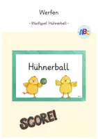 Vorschau - Spiele - Werfen : Hühnerball (Wurfspiel) - Deckblatt