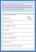 Vorschau - Arbeitsblätter - Deutsch: Substantive und Satzglieder bestimmen - auch interaktiv - Seite 3