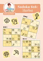 Vorschau - Arbeitsblätter - Sudoku 6x6: Herbst - Logisches Denken fördern! - Deckblatt