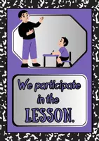Προεπισκόπηση - Φύλλα εργασίας - Classroom Rules Poster | Positive Classroom Behavior | Class Expectations Positive Behavior Chart for Kids - Σελίδα 1
