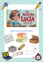anteprima - Esercizi - STORIA DI UN FOGLIO DI CARTA - Pagina di copertina