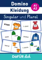Vorschau - Spiele - Kleidung | Spiel | Domino mit Plural und Singular | DaF DaZ - Deckblatt