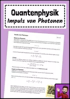 Vorschau - Merkblätter - Impuls von Photonen – Energie, Masse und Bewegung - Deckblatt
