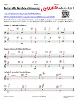 Vorschau - Arbeitsblätter - Arbeitsblatt Intervalle Grobbestimmung 1 - Seite 1